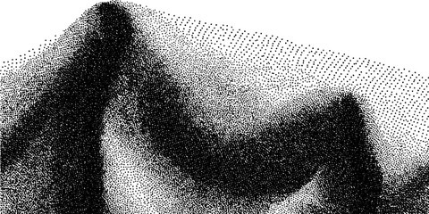 Aufkleber - Abstract grunge pattern with seamless brush strokes for creative design projects