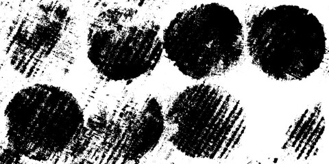 Poster - Seamless grunge halftone dot texture with uneven spacing for creative background design