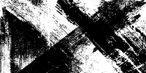Aufkleber - High contrast grunge pattern with bold texture for artistic design and background
