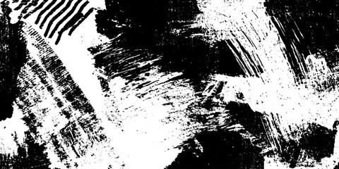 Aufkleber - Seamless ink explosion with cracked contour texture design for artistic background