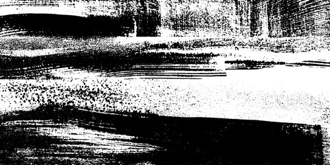 Aufkleber - Seamless grunge zine border with dirty halftone effect for artistic designs