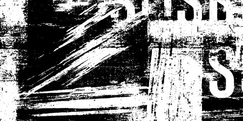 Poster - Seamless punk flyer collage with ransom note typography design for edgy posters