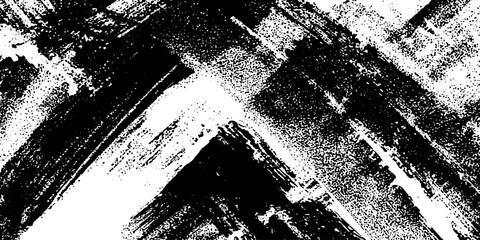 Poster - Seamless distressed diagonal lines pattern for textured design background