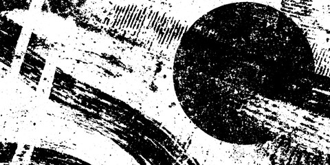 Aufkleber - Abstract zine pattern with misaligned print for artistic design and creative projects