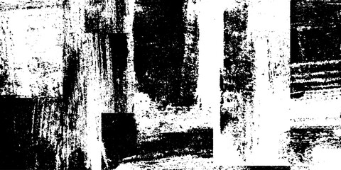 Aufkleber - Seamless grunge zine poster design with clipped cutouts and spray effect