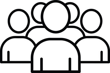 Poster - Outline Book Icon - AI Generative

