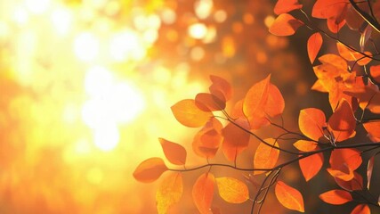 Poster - Nature scene with sunlight shining through tree leaves