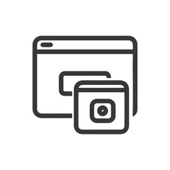 Poster - Website and App Icon: Seamless Integration and Digital Presence