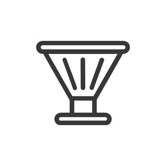 Poster - Minimalist Icon of a Modern Stage Light Fixture
