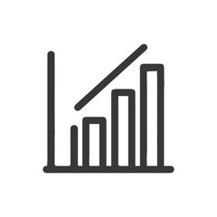 Poster - Simple, Hand-Drawn Bar Graph Illustrating Growth