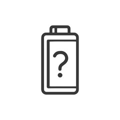 Poster - Question Mark Inside a Rounded Rectangle Icon