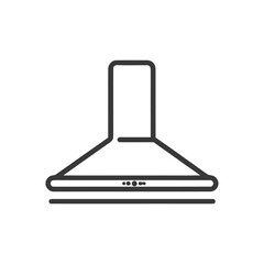 Poster - Minimalist Kitchen Hood Icon: Sleek, Modern Design with Clean Lines and Simple Form