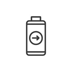 Poster - Simple Right Arrow Icon Inside a Rectangular Shape