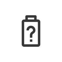 Poster - Bold Question Mark Icon Inside a Rounded Rectangle Shape