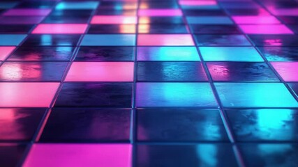 Aufkleber - A close-up shot of a colorful tiled floor with intricate designs and patterns