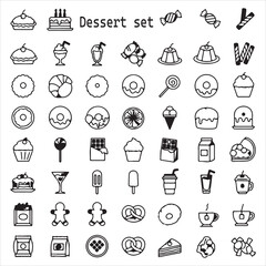 Poster - DESSERT ICON FULL SET