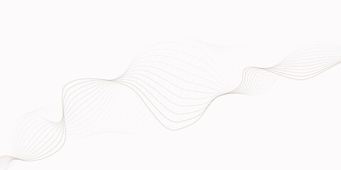 Poster - abstract white background with subtle wavy lines creating a flowing and elegant design element for e