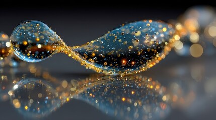 Poster - Network of interconnected luminous spheres displaying intricate data connections and cosmic energy in a mesmerizing digital illustration