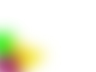 Poster - Abstract colorful gradient design with curved lines and a vibrant mix of colors on black