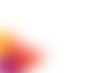 Poster - Abstract gradient fluid shape design with vibrant colors on a black background
