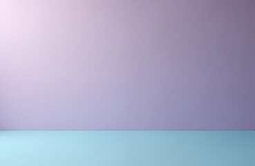 Poster - Minimalist two tone background. Purple lilac color gradation with cyan plain blue shade, paint on cardboard box paper texture clear background. Minimalist style background for product presentation.