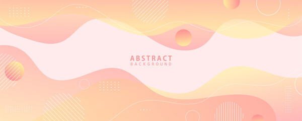 Fototapete - Modern pink abstract wave background with elegant shapes and subtle lines. Great for beauty brands, feminine design, and print materials.