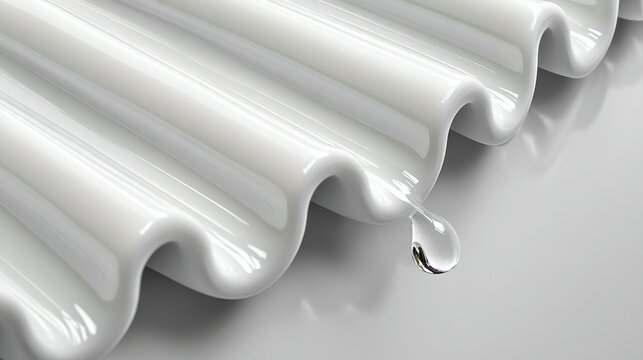 Water Resistant Corrugated Surface