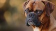 © Maryna - Dog Annoyed. Angry Boxer, Unhappy Canine Female with Crabby Expression