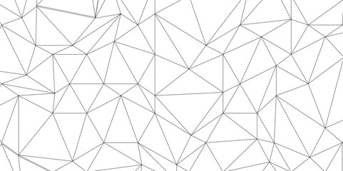 Abstract of simple gray line triangle pattern geometric background. Seamless geometric polygonal repeatable pattern swatch background, Trendy design vector background for web backdrop orpaper print.