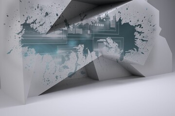 Poster - Splash showing technology interface