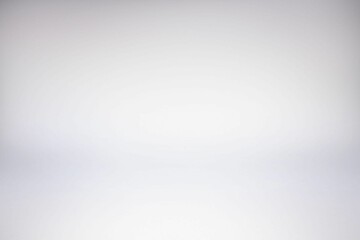 Poster - White gradient surface is filling frame in flat design for clean minimal backdrop