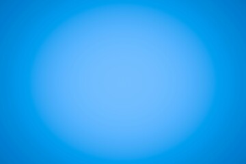 Poster - Circular blue gradient is spreading across flat design, showing light center fading into dark edges