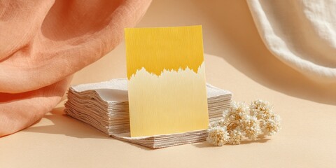 Poster - Earthquake Seismograph Paper with Sharp Wave Peaks in Warm Light Minimalist Setting for Scientific Monitoring and Educational Use