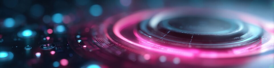 Fototapete - AI-Powered Adaptive Cybersecurity System with Digital Shields and Network Nodes for Real-Time Threat Detection in Tech and Business Security Solutions