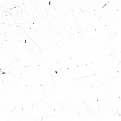 Poster - White Grunge Texture with Black Scratches and Spots