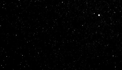 Wall Mural - Dark Night Sky with Sparkling Stars