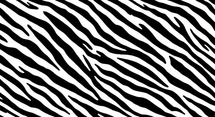 Poster - Abstract zebra print pattern design for backgrounds and textiles application
