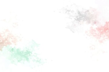 Poster - A white background with a green and pink brush stroke
