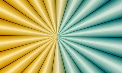 Poster - Colorful rays of light create mesmerizing patterns in a tranquil space
