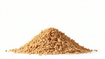 Poster - A pile of brown sugar sitting on top of a white surface, great for food, cooking or baking related photos