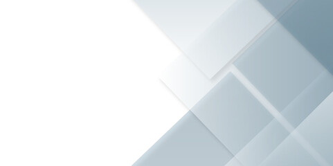 Fototapete - Simple withe background. flat withe gradation wavy geometric background. blue geometric triangles shapes. creative minimalist and various modern geometric shapes for background perfect for wallpaper