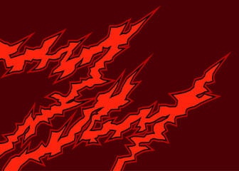 Aufkleber - Abstract background with geometric tribal pattern and with some copy space area