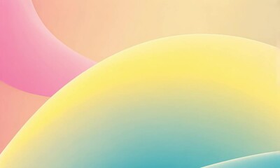 Poster - Captivating waves of color blend seamlessly in a tranquil atmosphere