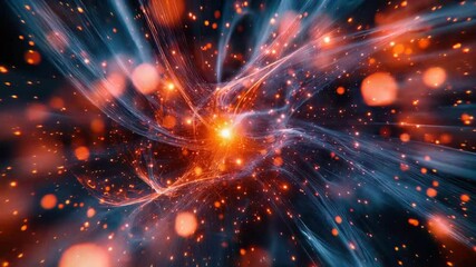 Poster - Abstract representation of a star burst