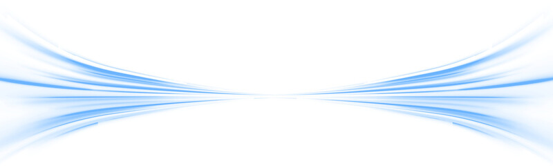 Wall Mural - Blue beam and light glow in abstract line blur. PNG trail, bright streak effect, PNG flash and ray vector on colorful background highlight dynamic modern design and fast line motion.