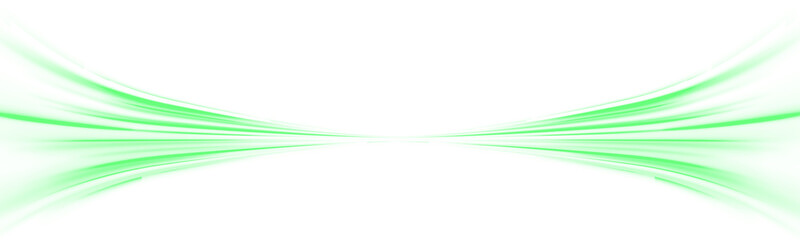 Wall Mural - green beam glow png on light trail and blur line. png flash with bright vector explosion streak. fut