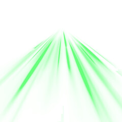 Wall Mural - green line png shines through beam and trail in speed road. abstract explosion and png glow illumina
