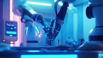 Poster - A robotic arm attached to a computer system