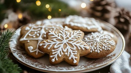 Poster - A plate filled with sweet treats, perfect for snacking or serving guests