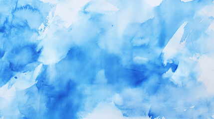 Wall Mural - blue abstract watercolor background for textures backgrounds. watercolor texture background